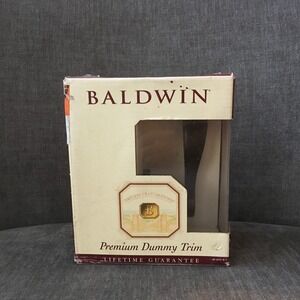 Baldwin Right Hand Half Dummy Wave Lever Door‎ Handle Oil Rubbed Bronze Finish